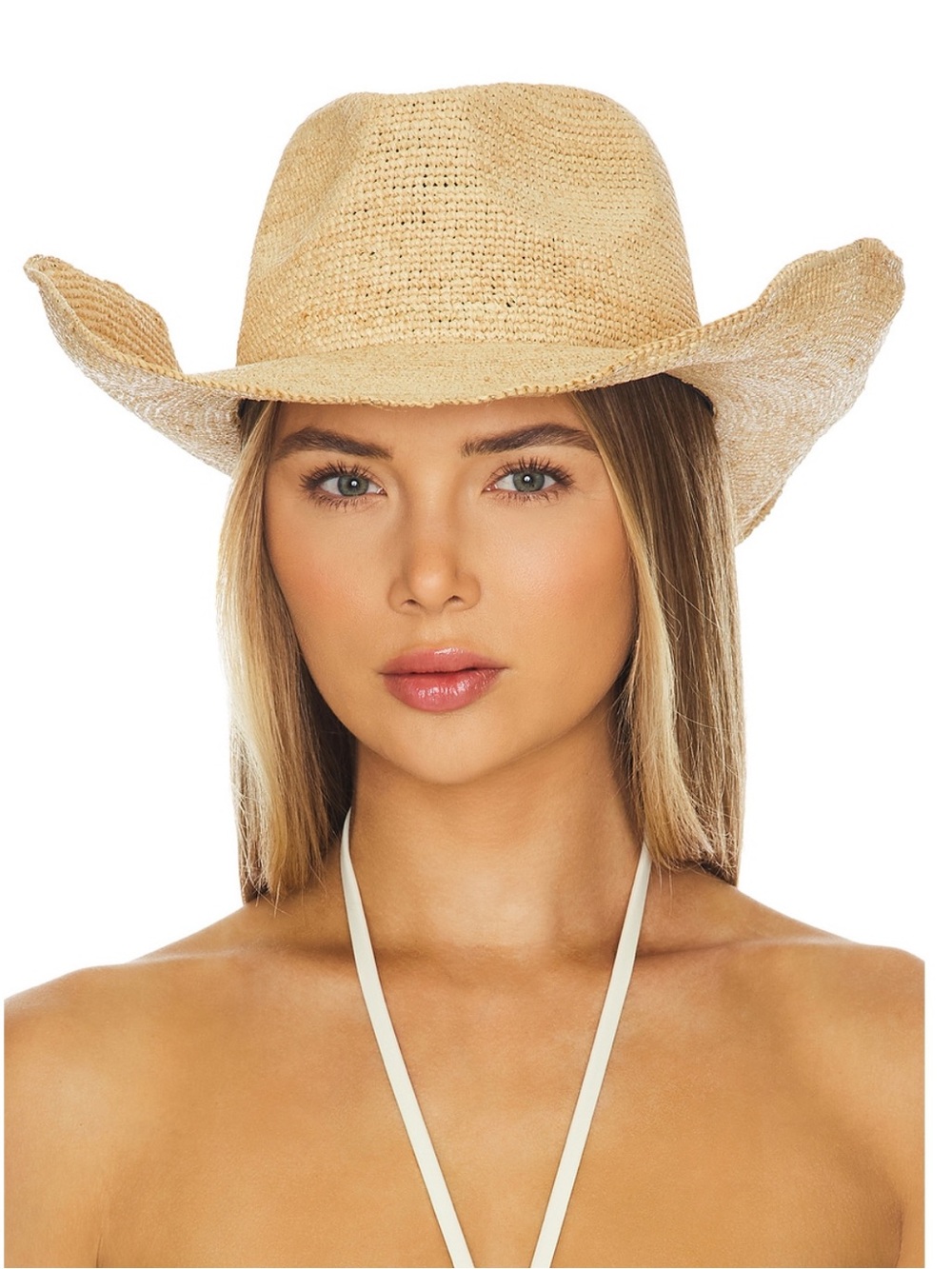 CASA CLARA•COWBOY HAT IN RAFFIA•S-M•AS SEEN ON THE SALTY BLONDE!!!